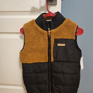 Timberland Kids' Black and Tan Vest NWT